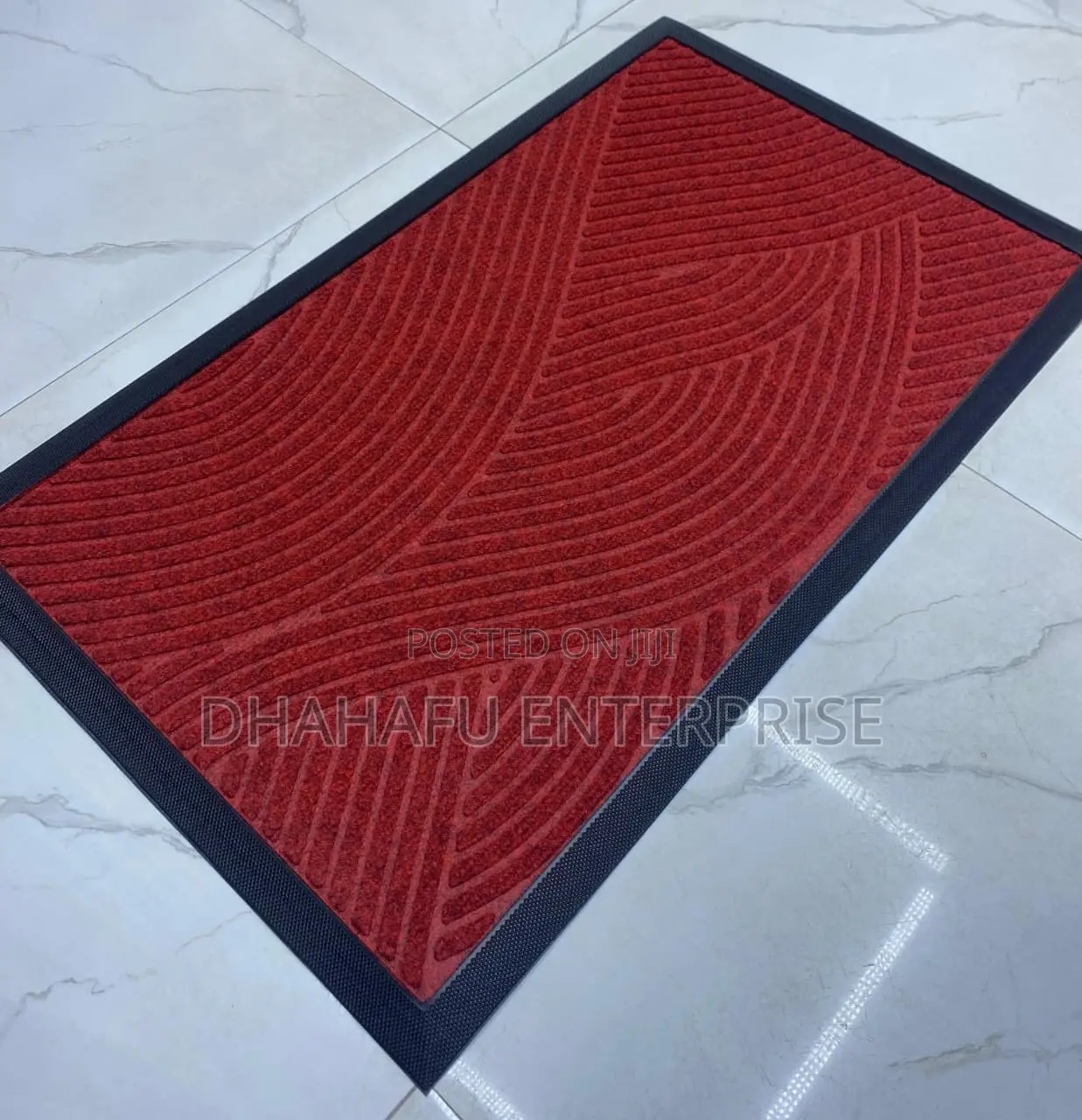 Heavy Duty Non-Slip Rubber Doormat – 46x76cm | Waterproof & Durable