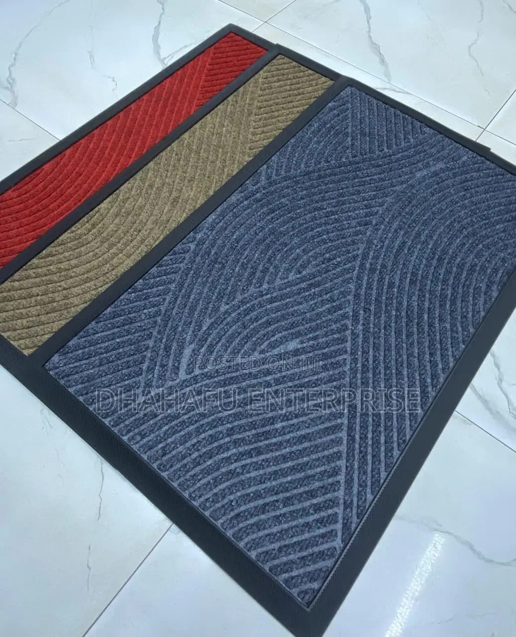 Heavy Duty Non-Slip Rubber Doormat – 46x76cm | Waterproof & Durable