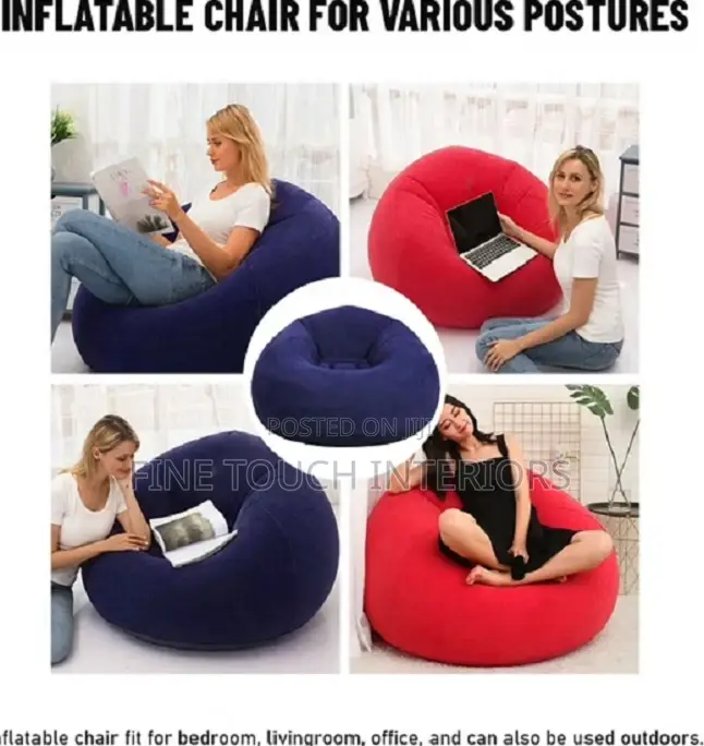 Lightweight Inflatable Bean Bag Chairs