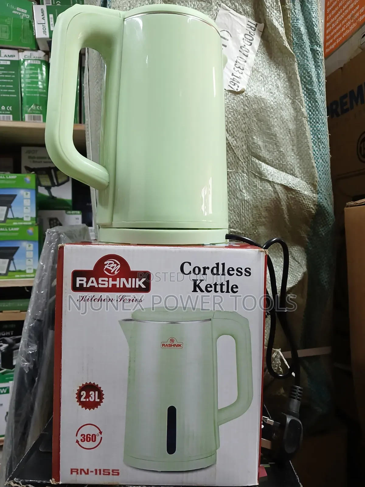 Rashnik 2.3L Cordless Electric Kettle** (Model RN-1155)**