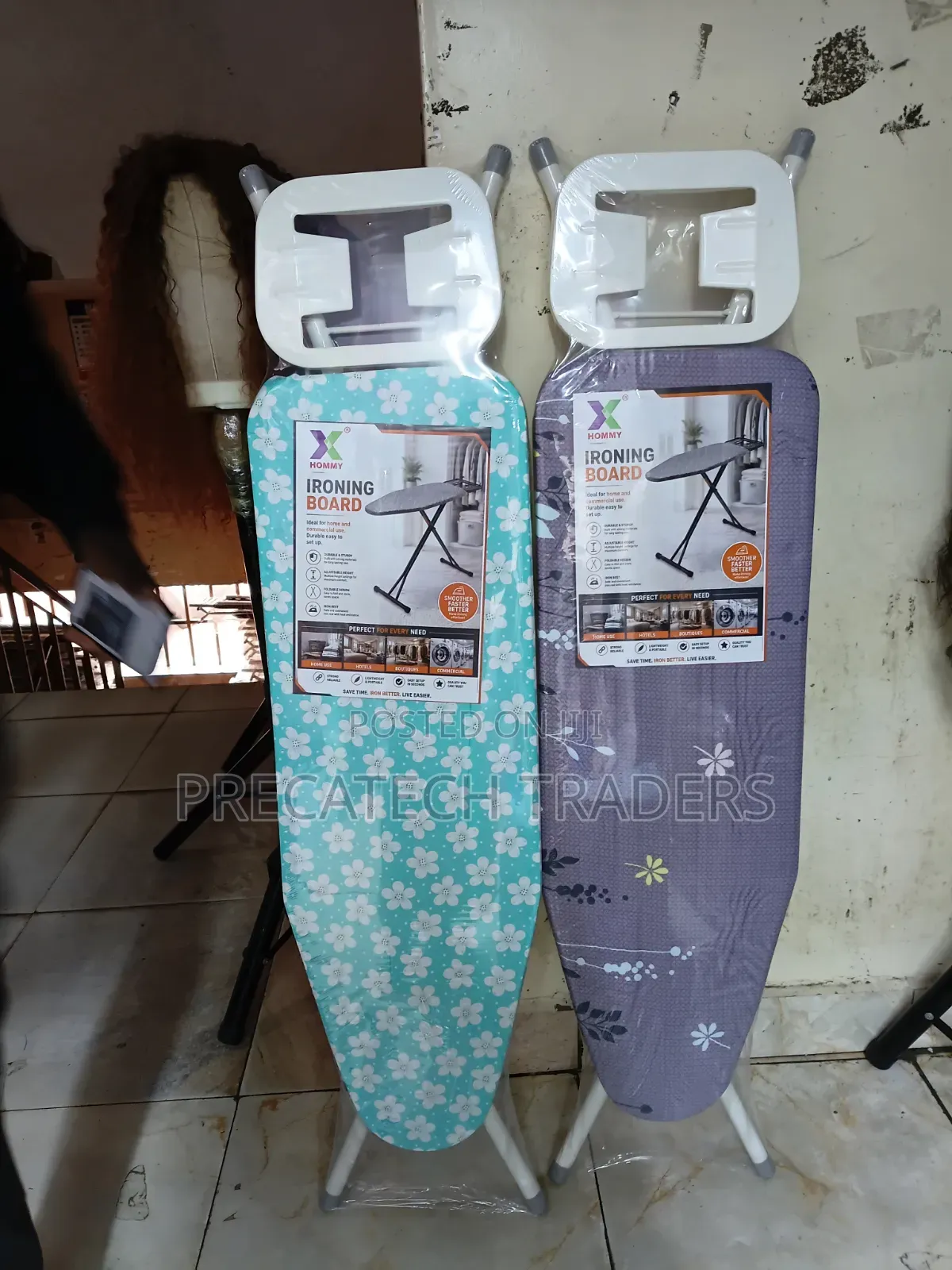 Foldable Metallic Ironing Board – Premium Quality