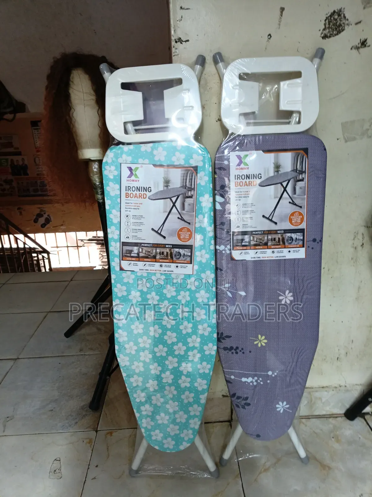 Foldable Metallic Ironing Board – Premium Quality