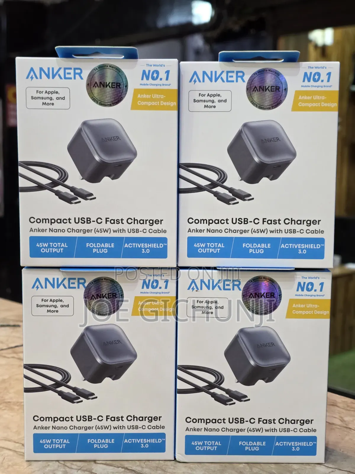 Anker Nano 45W USB-C Charger With USB-C Cable