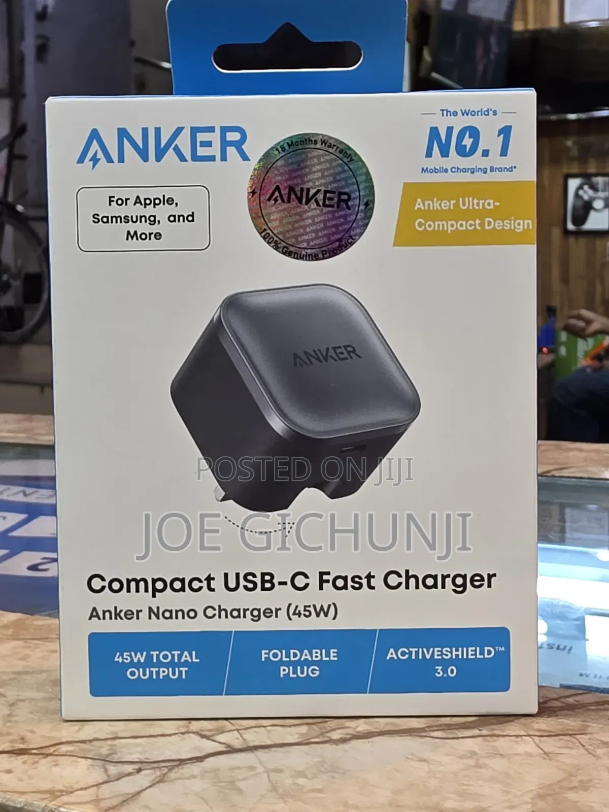 Anker Nano 45W Compact USB-C Fast Charger