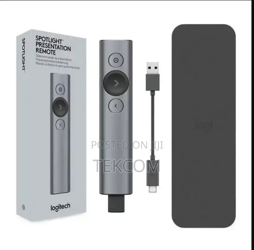 Logitech Spotlight Rechargeable Presentation Remote - Slate