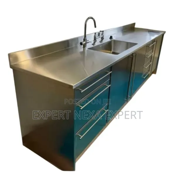 Stainless Cabinet +Sink