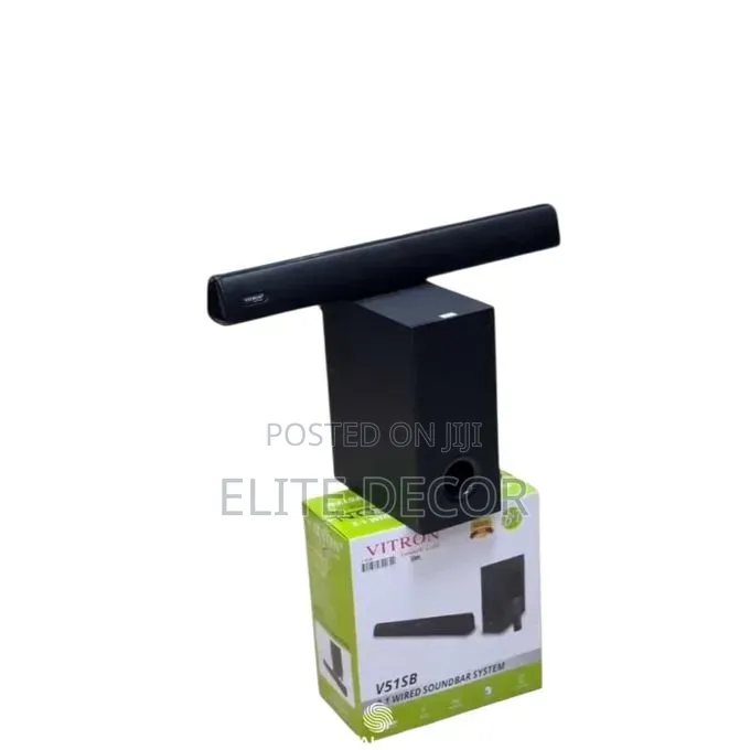 Vitron V51SB 2.1 Soundbar 6000W PMPO – Bluetooth Subwoofer