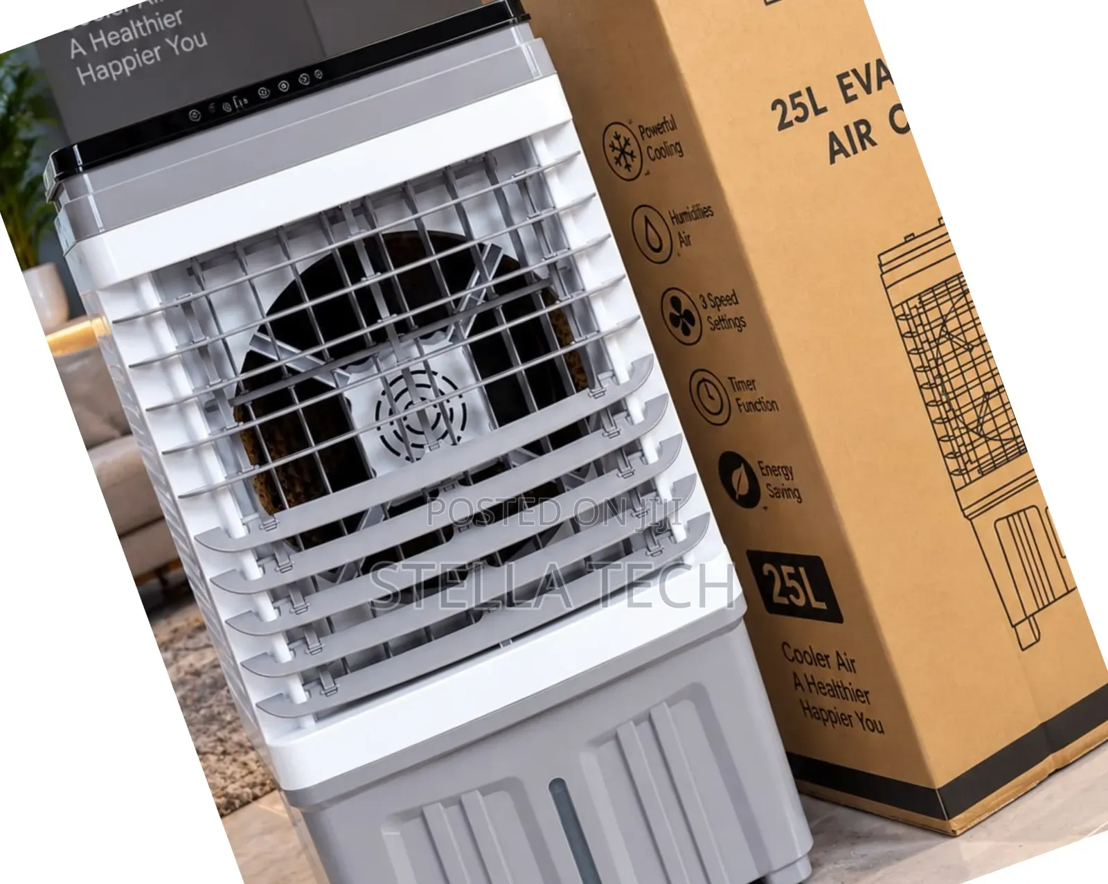 Air Cooler 25L 
  25L Large Water Tank
*