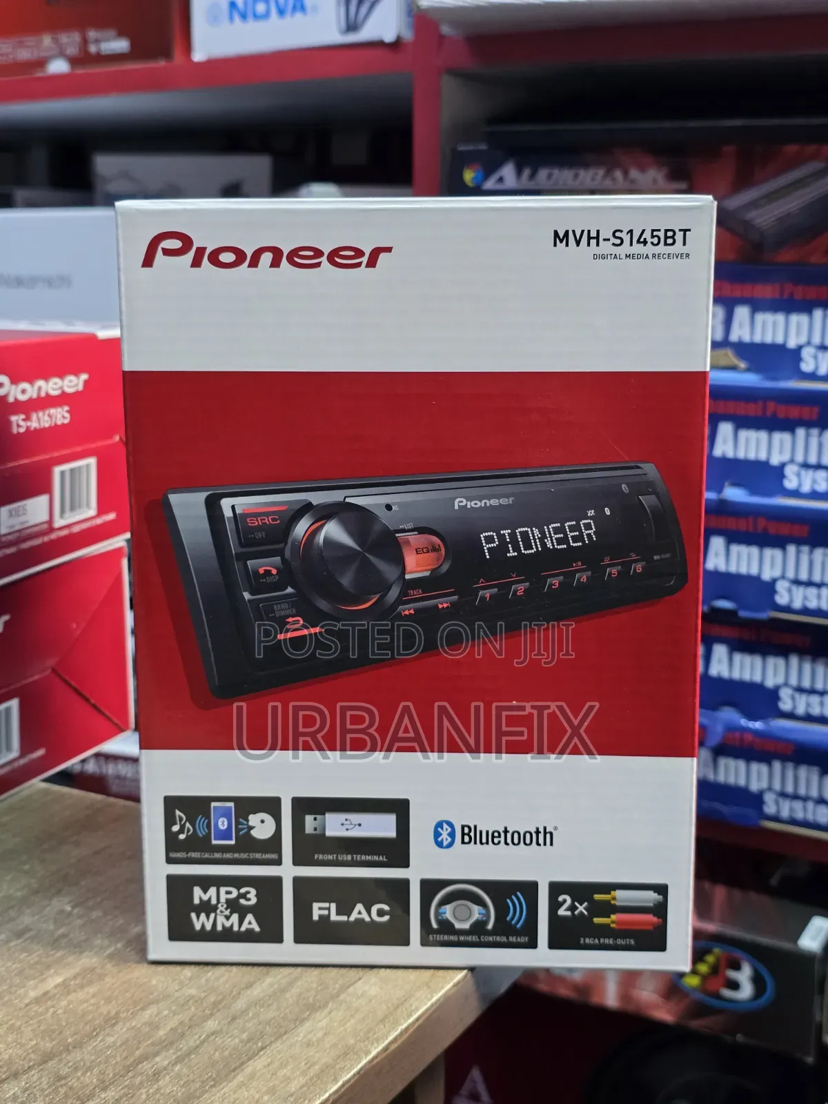 Pioneer MVH- S145BT Digital Car Radio With FM, USB, Steering Controls