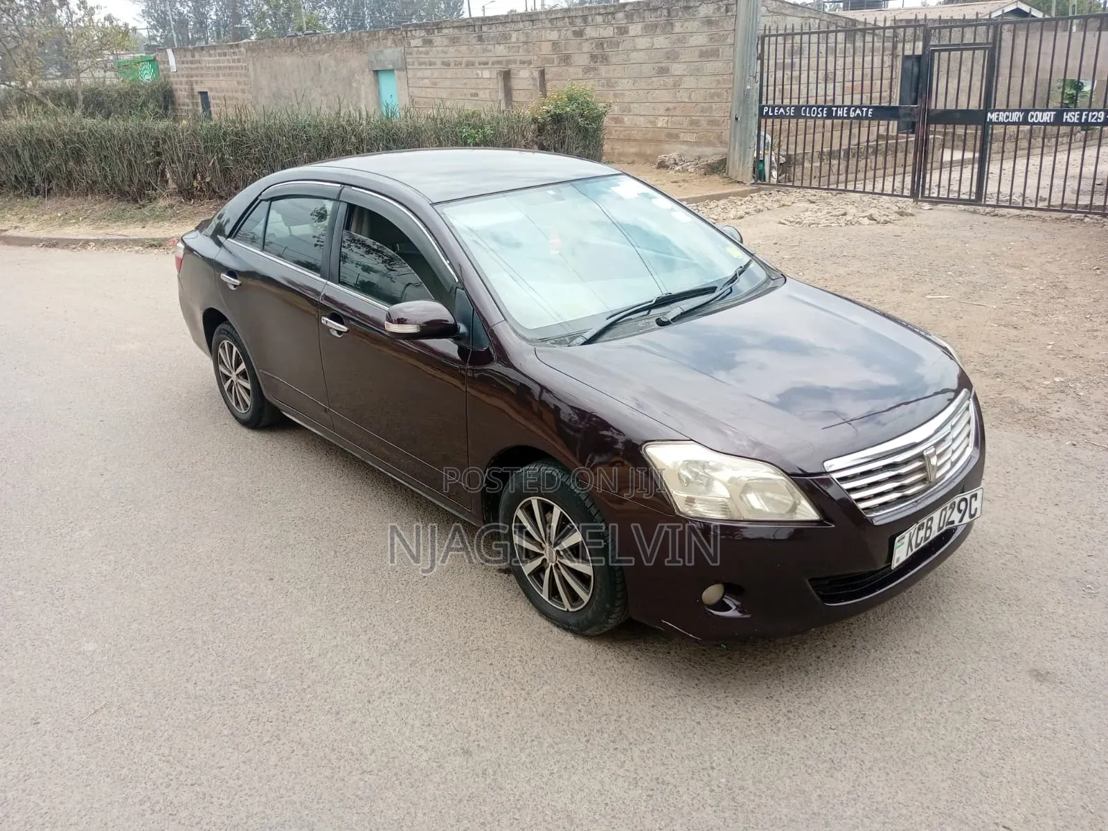 Toyota Premio 2008 Burgundy