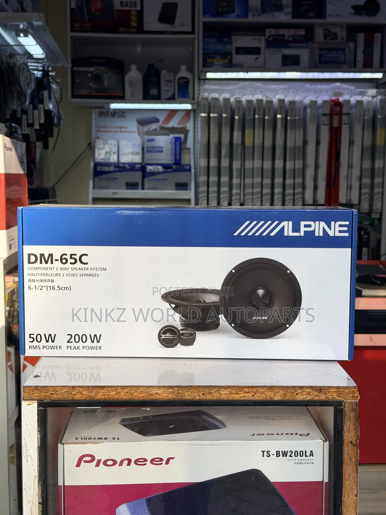 Alpine DM-65C 6.5 Inch 2-Way Component Speakers With Tweeter