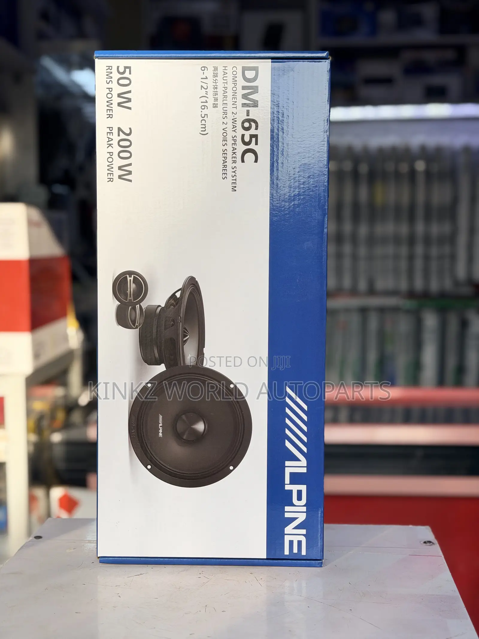 Alpine DM-65C 6.5 Inch 2-Way Component Speakers With Tweeter