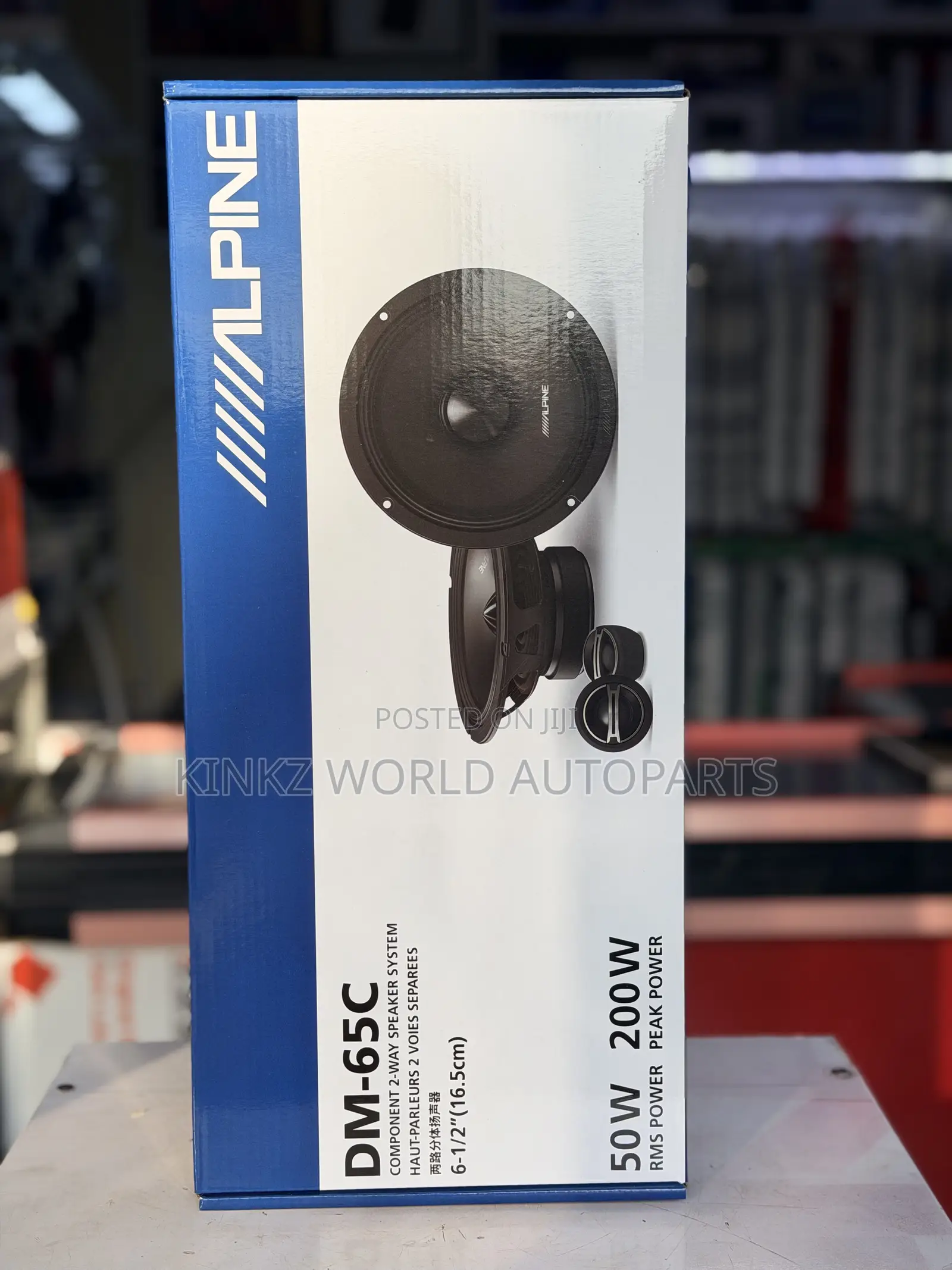 Alpine DM-65C 6.5 Inch 2-Way Component Speakers With Tweeter