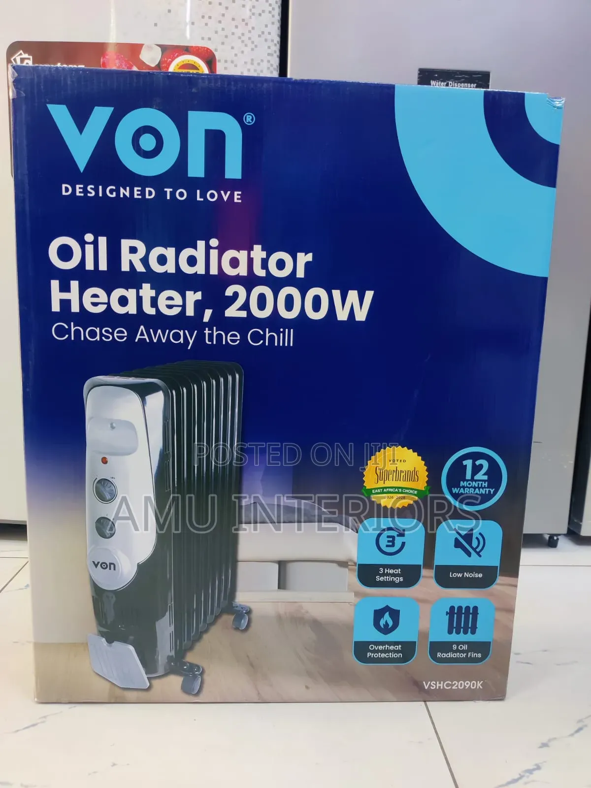 Oil Room Heater 2000w
