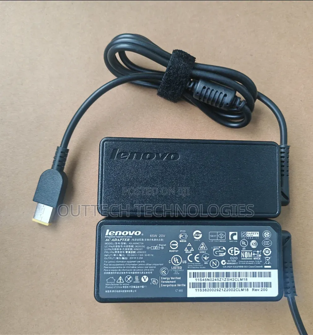 Lenovo USB Laptop Charger 20v 3.25a 65W