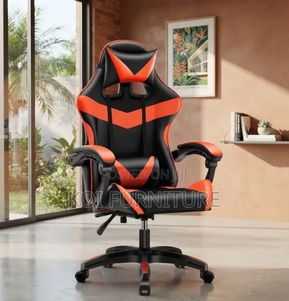 Office Chairs; High Backrest Leather Studios Ergonomic Gamers Seat