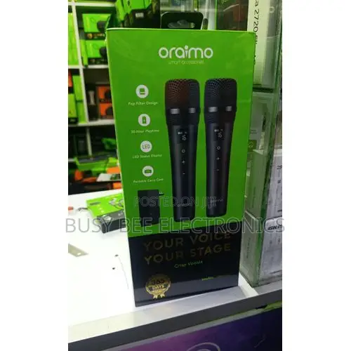 Oraimo VoxMic Wireless Microphone 30m Range 30hr Playtime