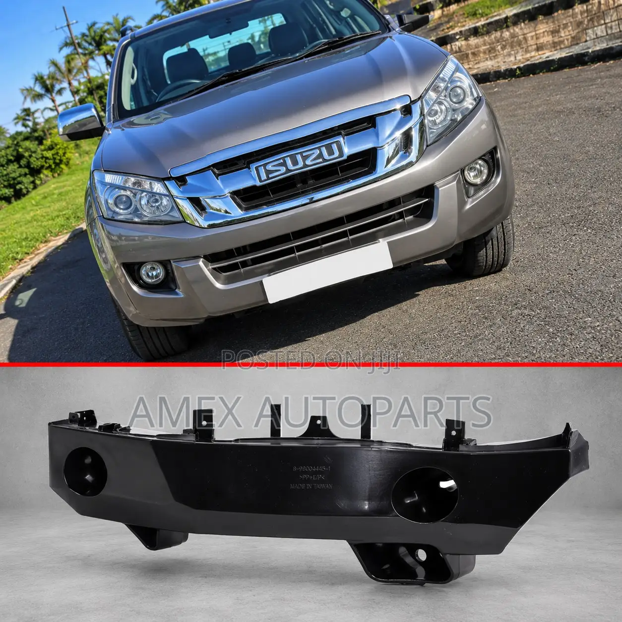 Front Bumper Bracket Isuzu DMax 4wd 2013 Onwards
