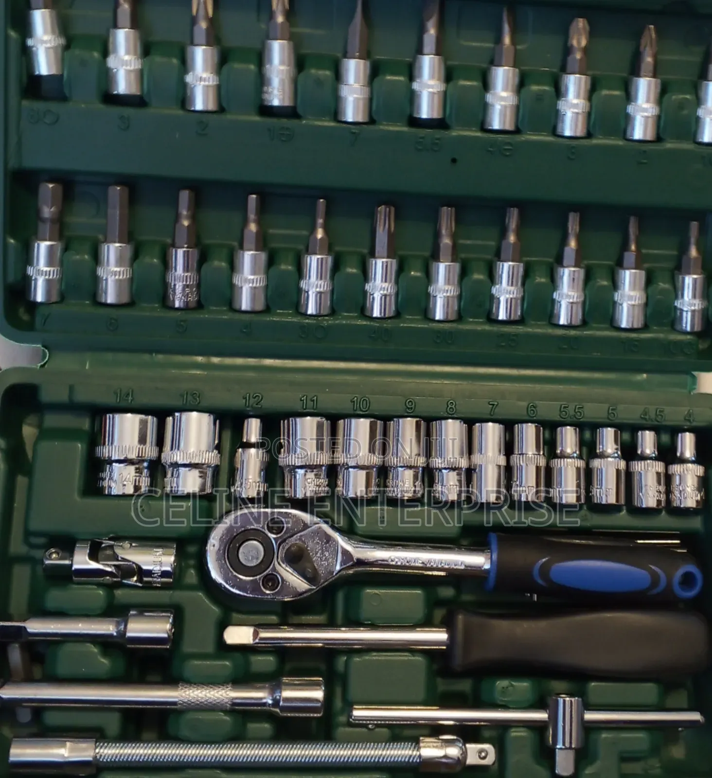 46-Piece Professional Socket Wrench Set
