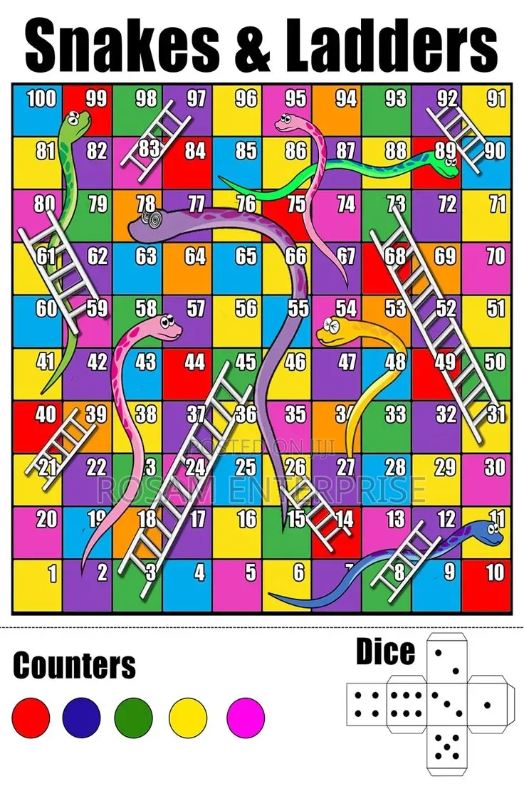 Kids Game Snake and Ladder