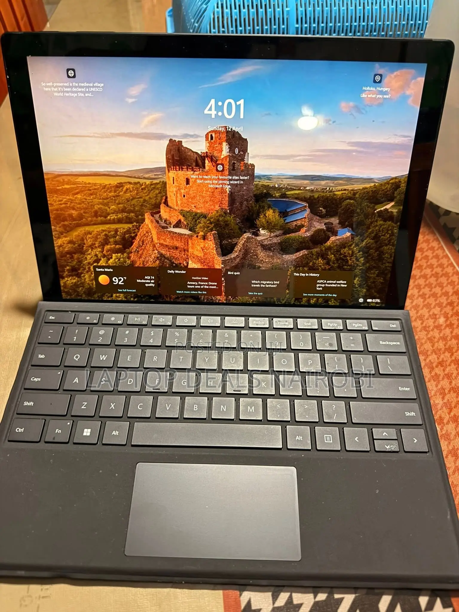 Laptop Microsoft Surface Pro 8GB Intel Core i5 SSD 256GB