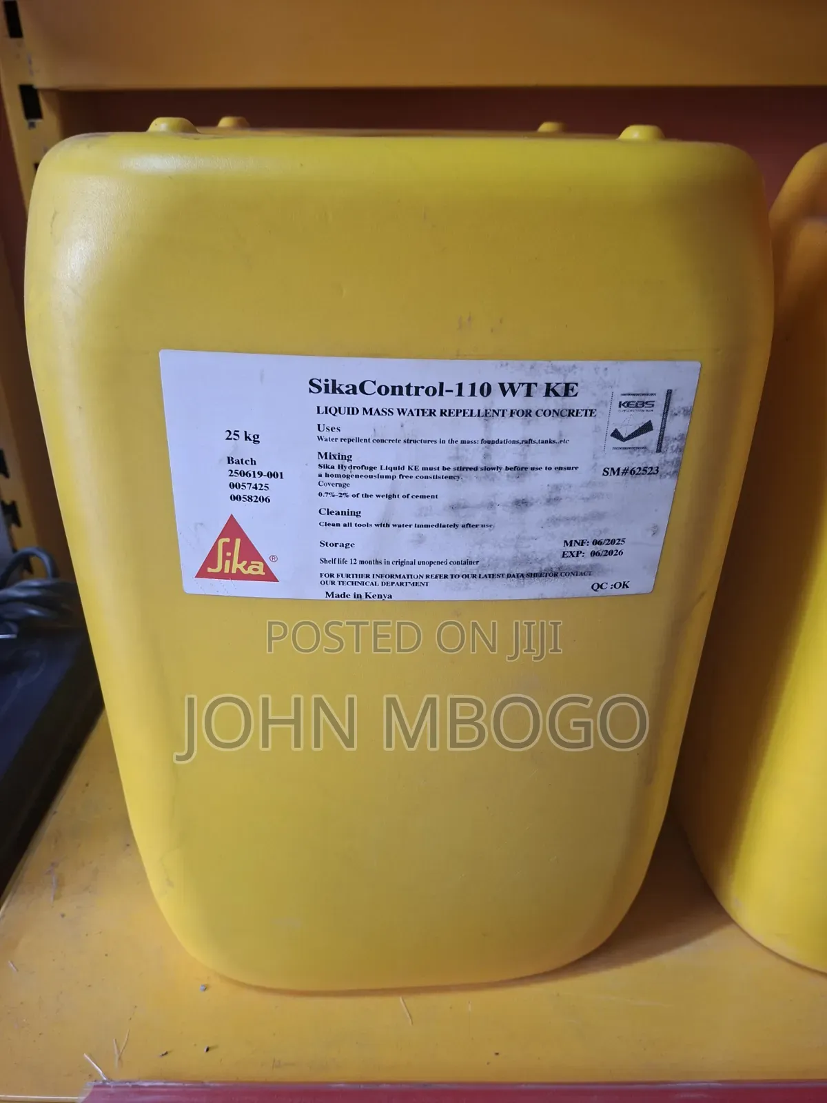 Sika Control 110 - Hydrofuge