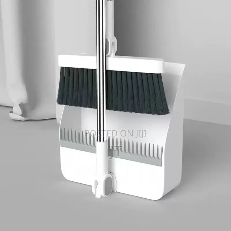 2 in 1 Broom With Dustpan Set