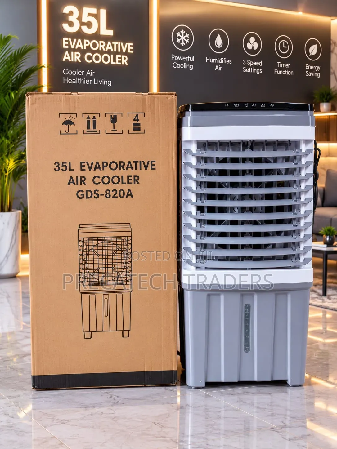 35L Air Cooler With Humidifier – Home Office