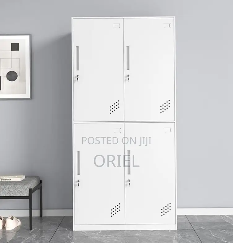 Modern Office Cabinet : School 4-Door Storage Cabinet