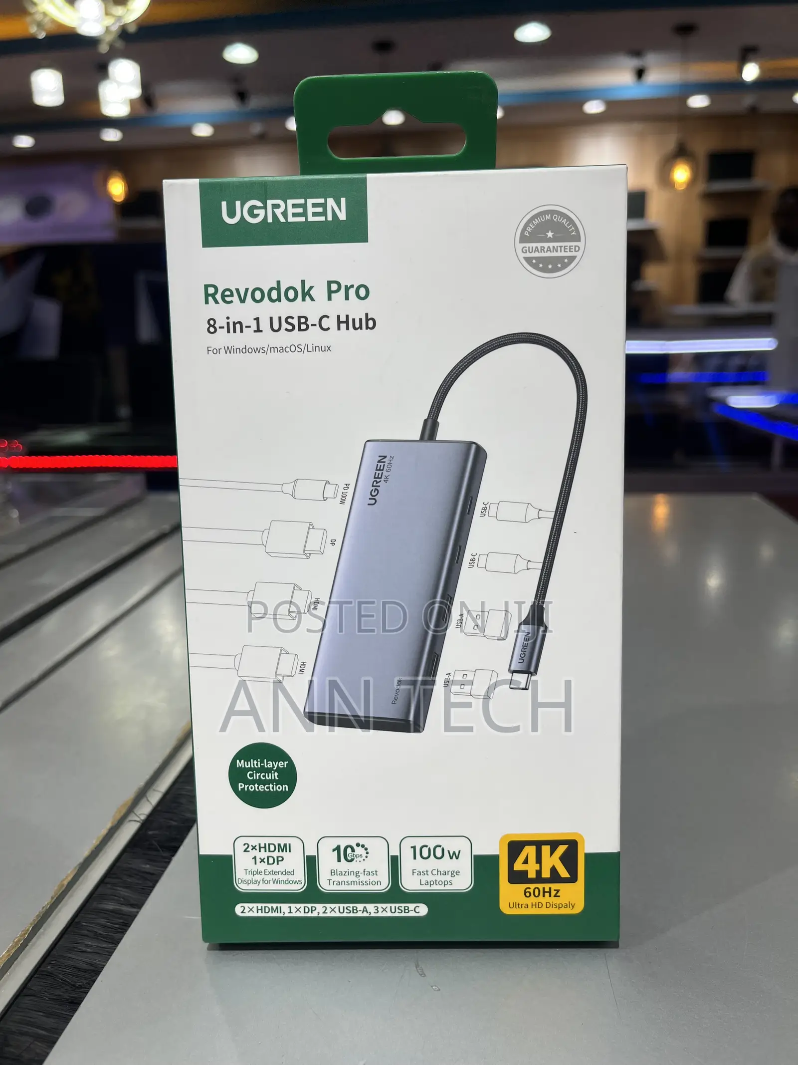 Ugreen Cm639 8 in 1 Docking Station