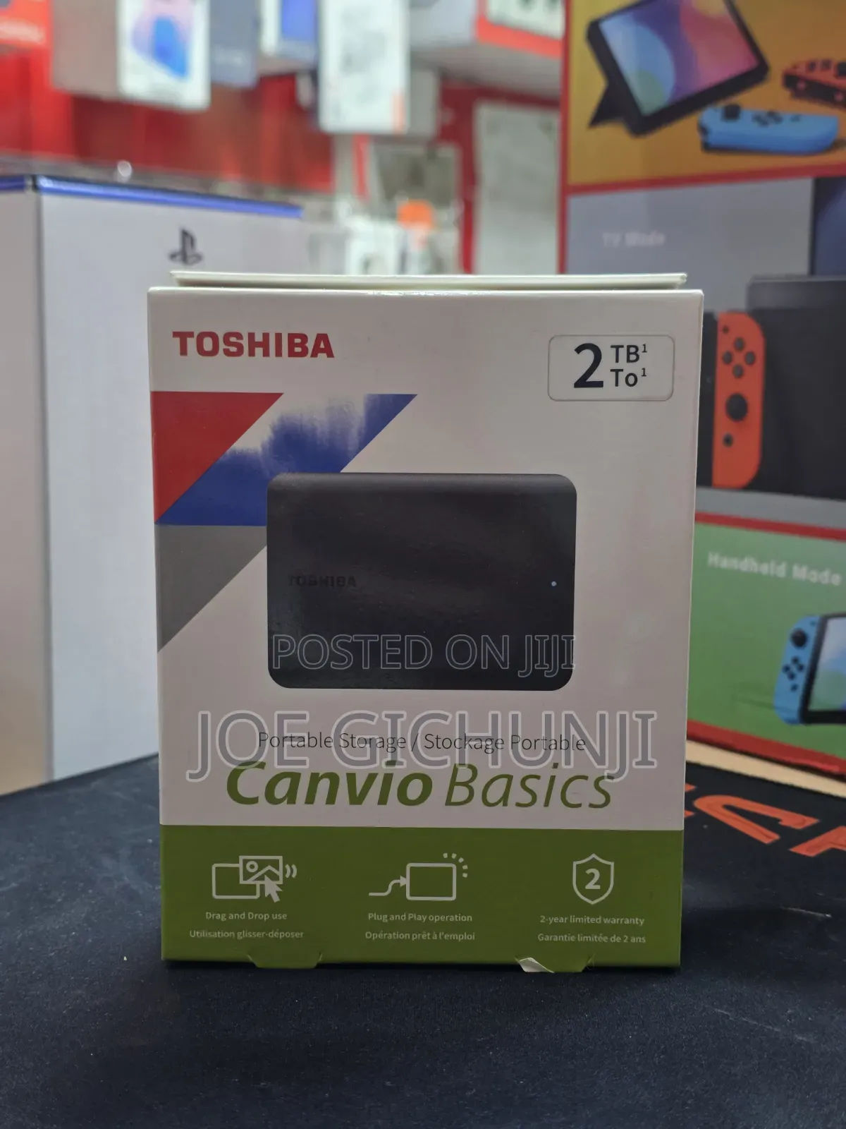 Toshiba Canvio Basics 2TB Portable External Hard Drive