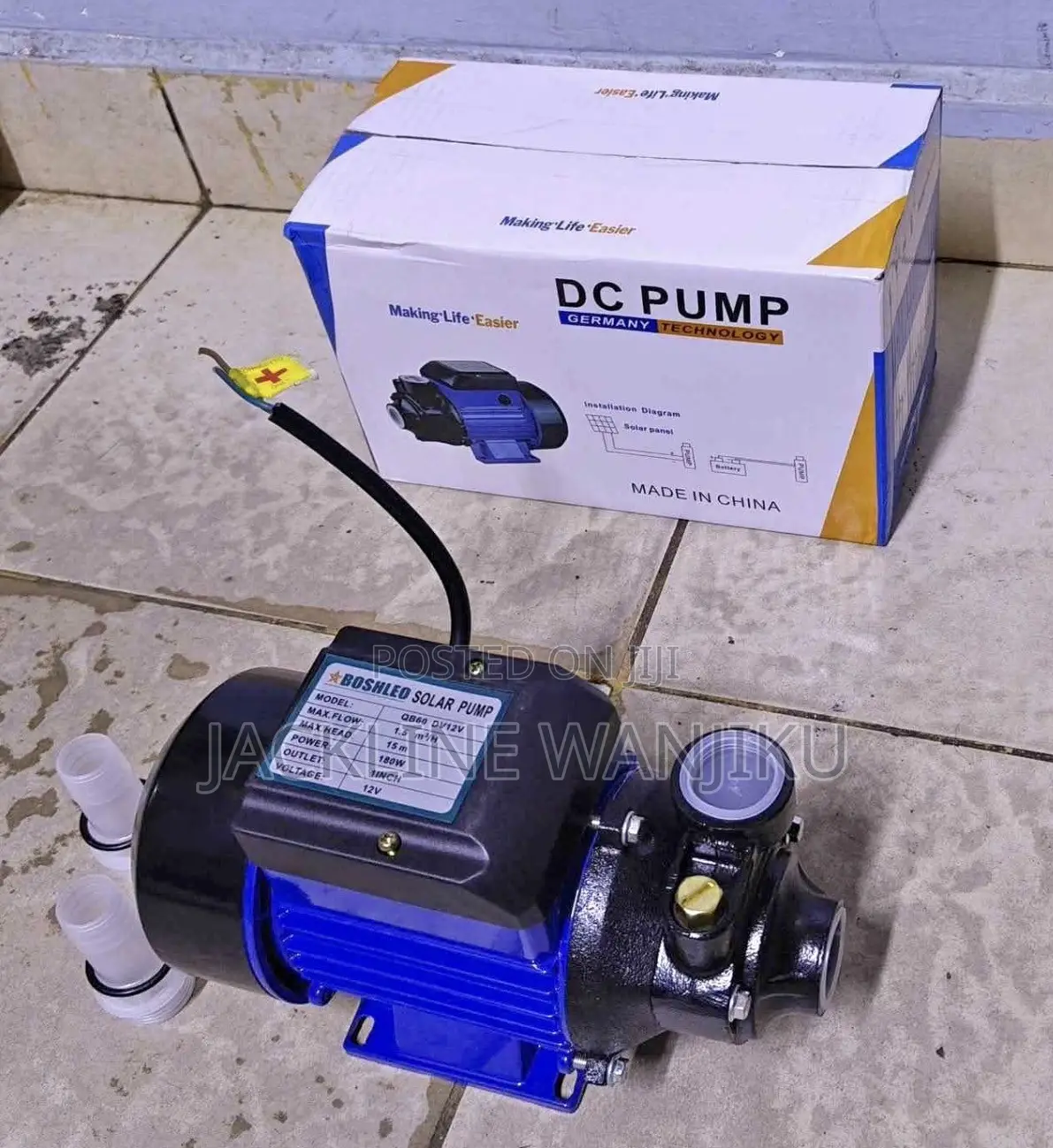 DC Booster Pump / Solar Water Pump Machine