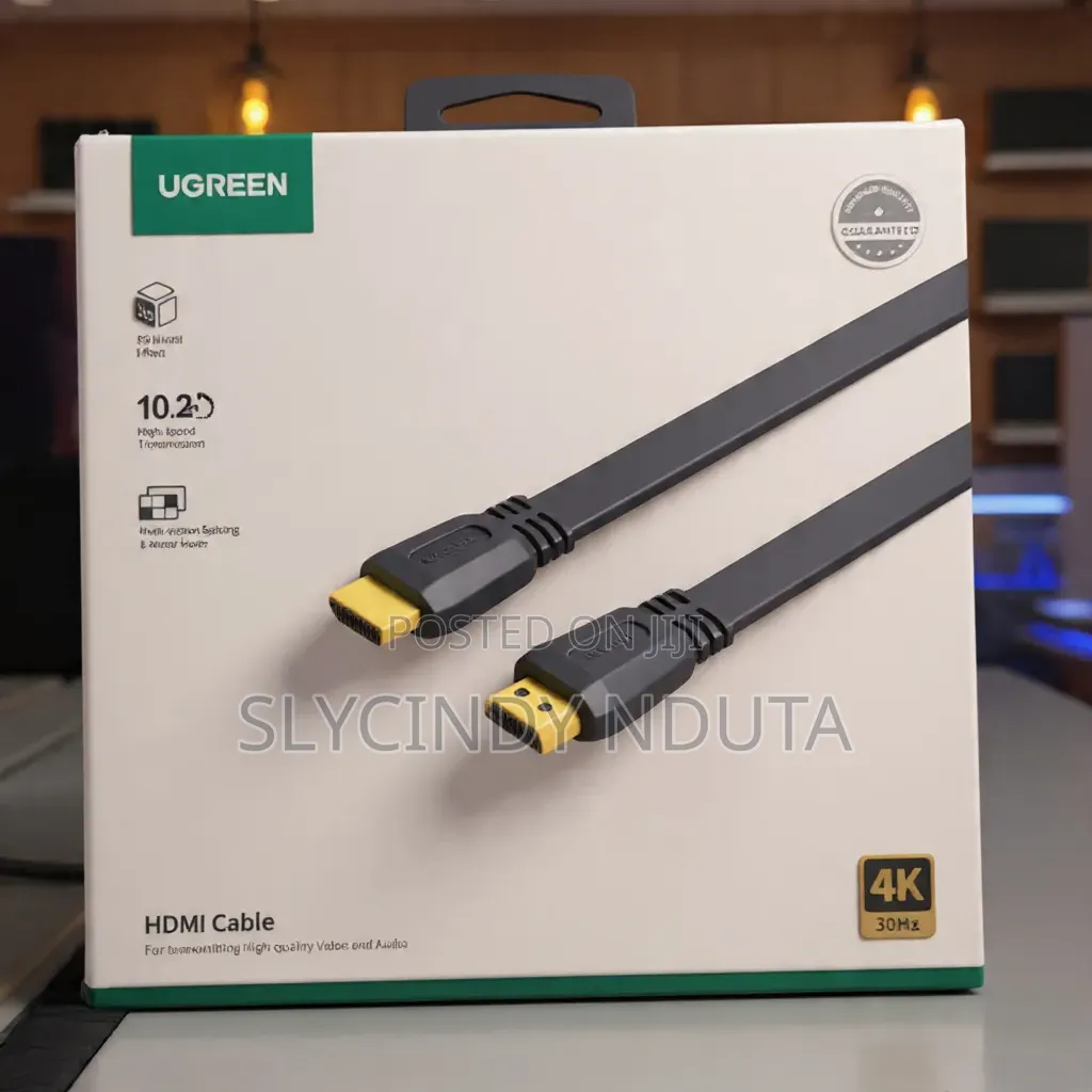 Ugreen ED015 HDMI Flat Cable Male to Male 5M