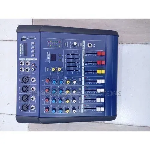 4 Channel Powered Audio Mixer