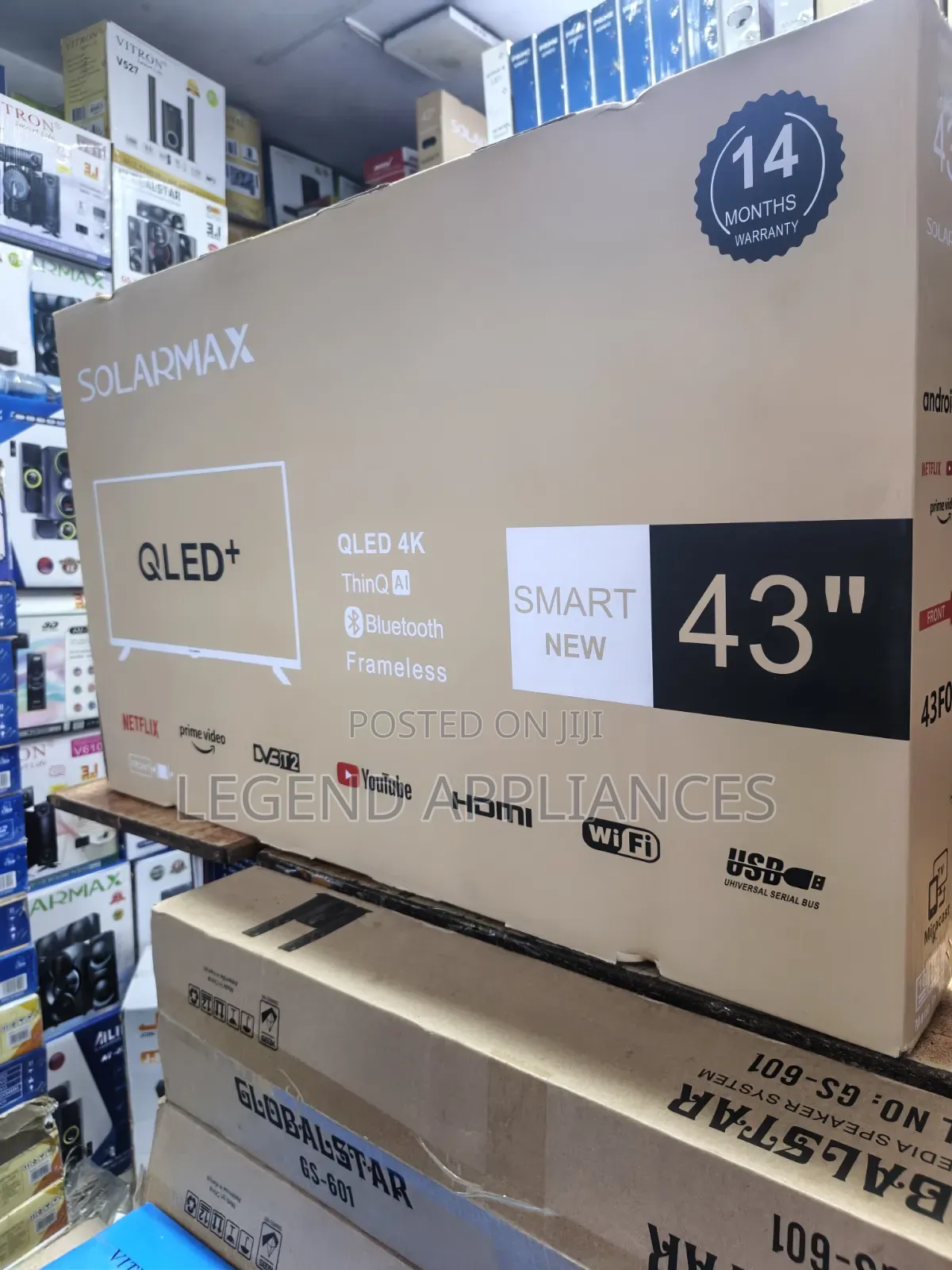 Solar Max 43 Inches Smart TV