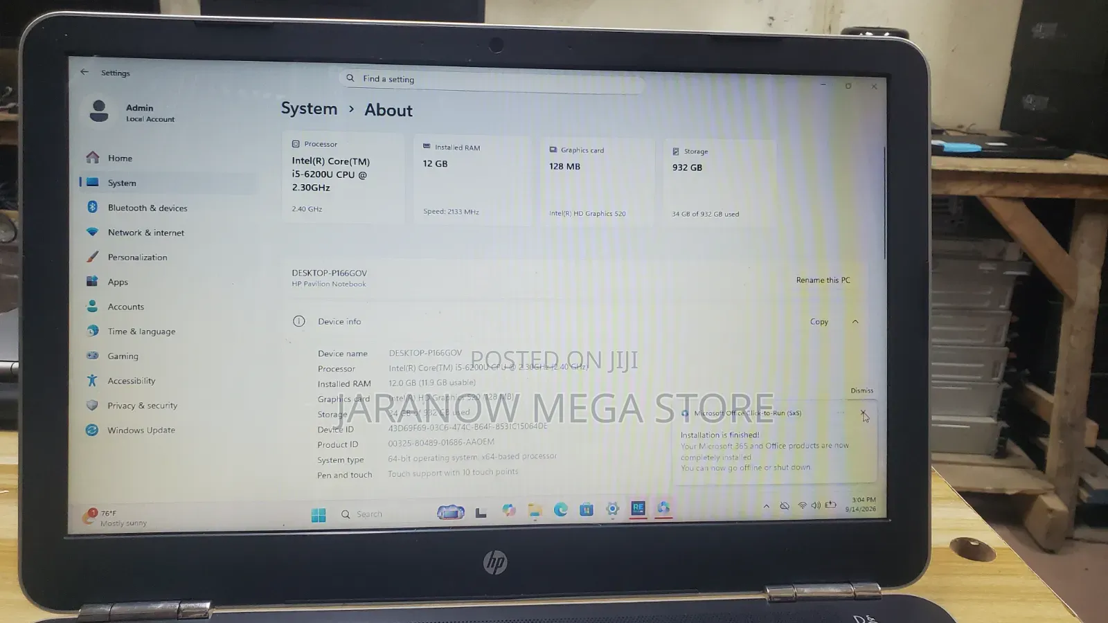 Laptop HP Pavilion 15 12GB Intel Core i5 HDD 1T