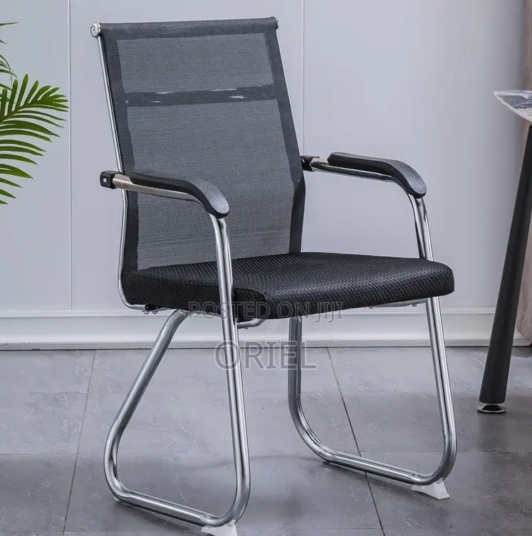 Modern Mesh Cantilever Office Guest Chair