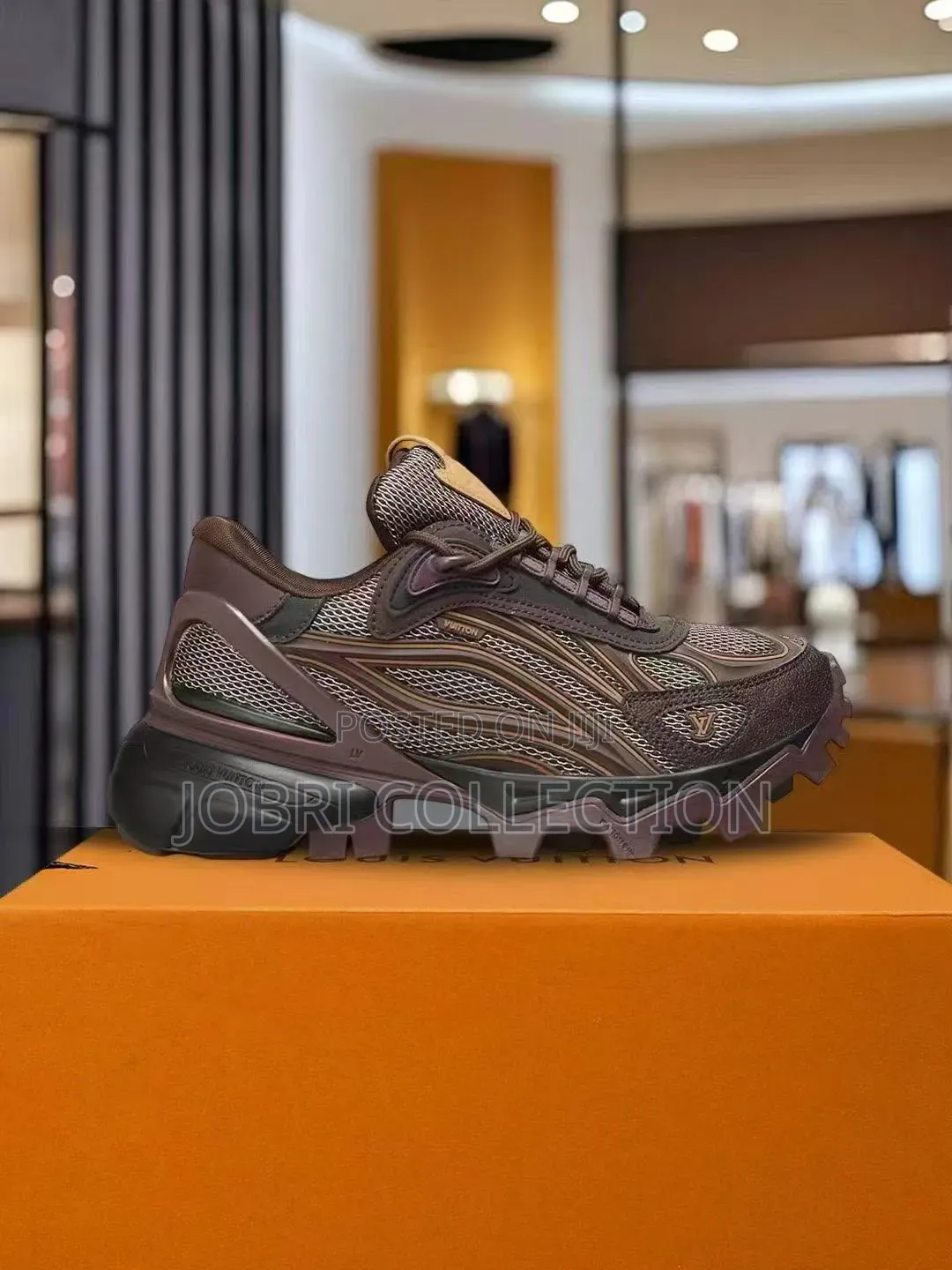 Dark Tan Louis Vuitton Summit Sneakers
