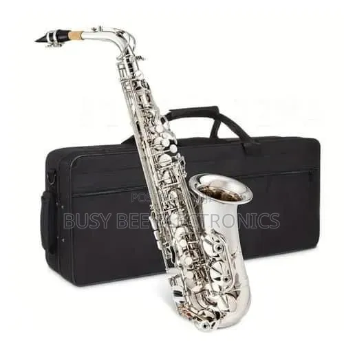 Yamaha-Quality Alto Saxophone With Accessories - Silver