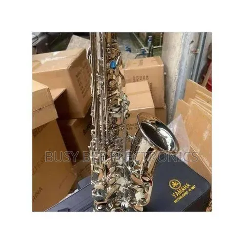 Yamaha-Quality Alto Saxophone With Accessories - Silver