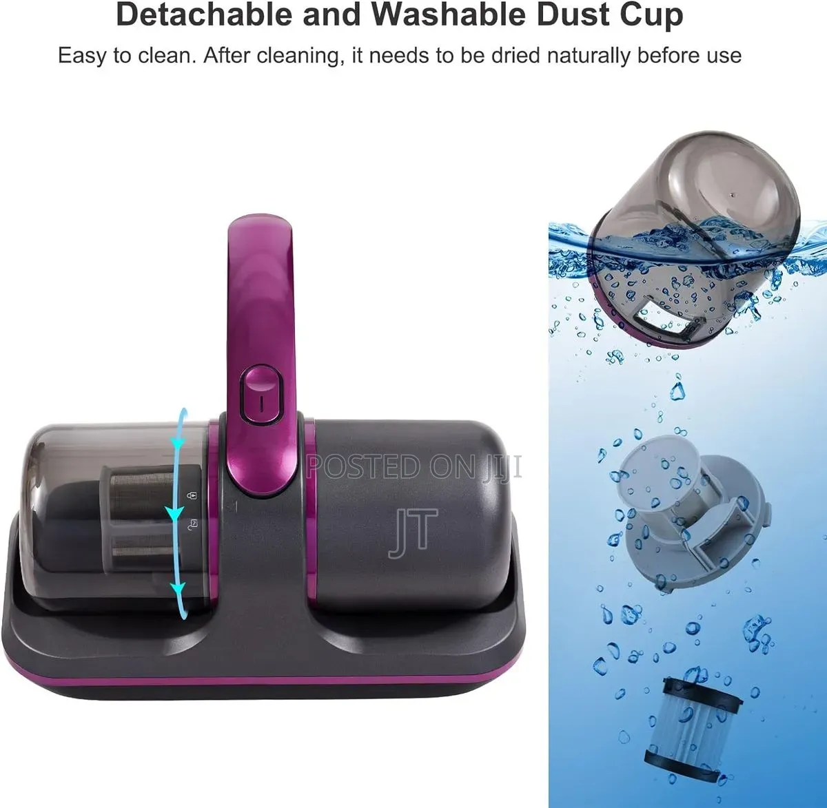 Handheld Mattress Vacuum Cleaner Powerful Suction Mite Removal