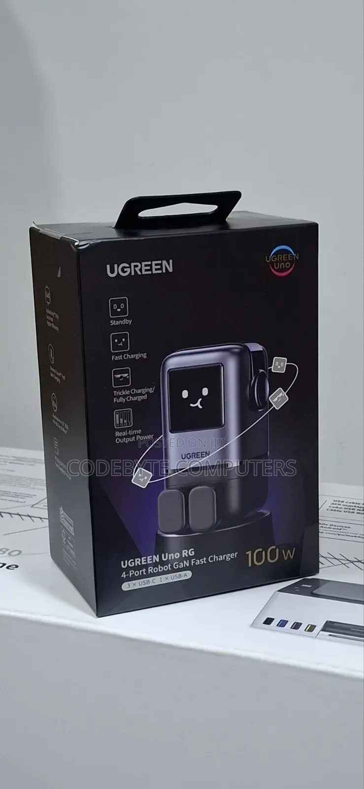100W Fast Charger-Ugreen Uno 100W 4-Port GaN Fast Charger UK
