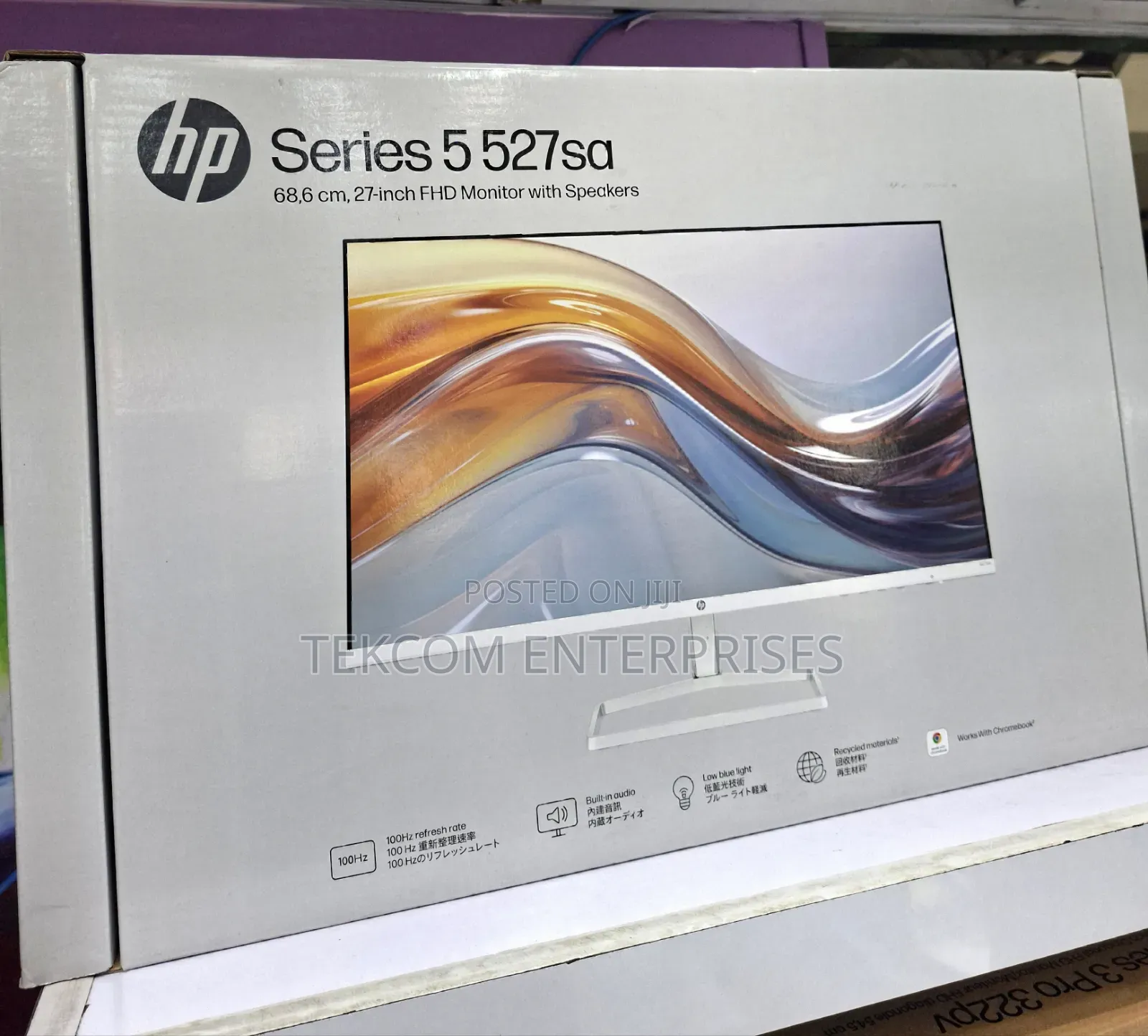 HP 527sa Series 5 27 Inch FHD Monitor With Speakers