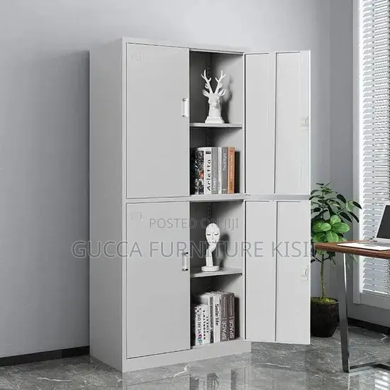 4 Door Metallic Lockable Storage Box