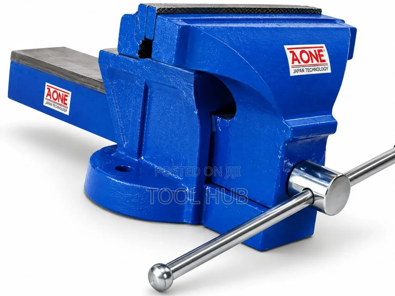 4-Inch Heavy Duty Bench Vise With Swivel Base