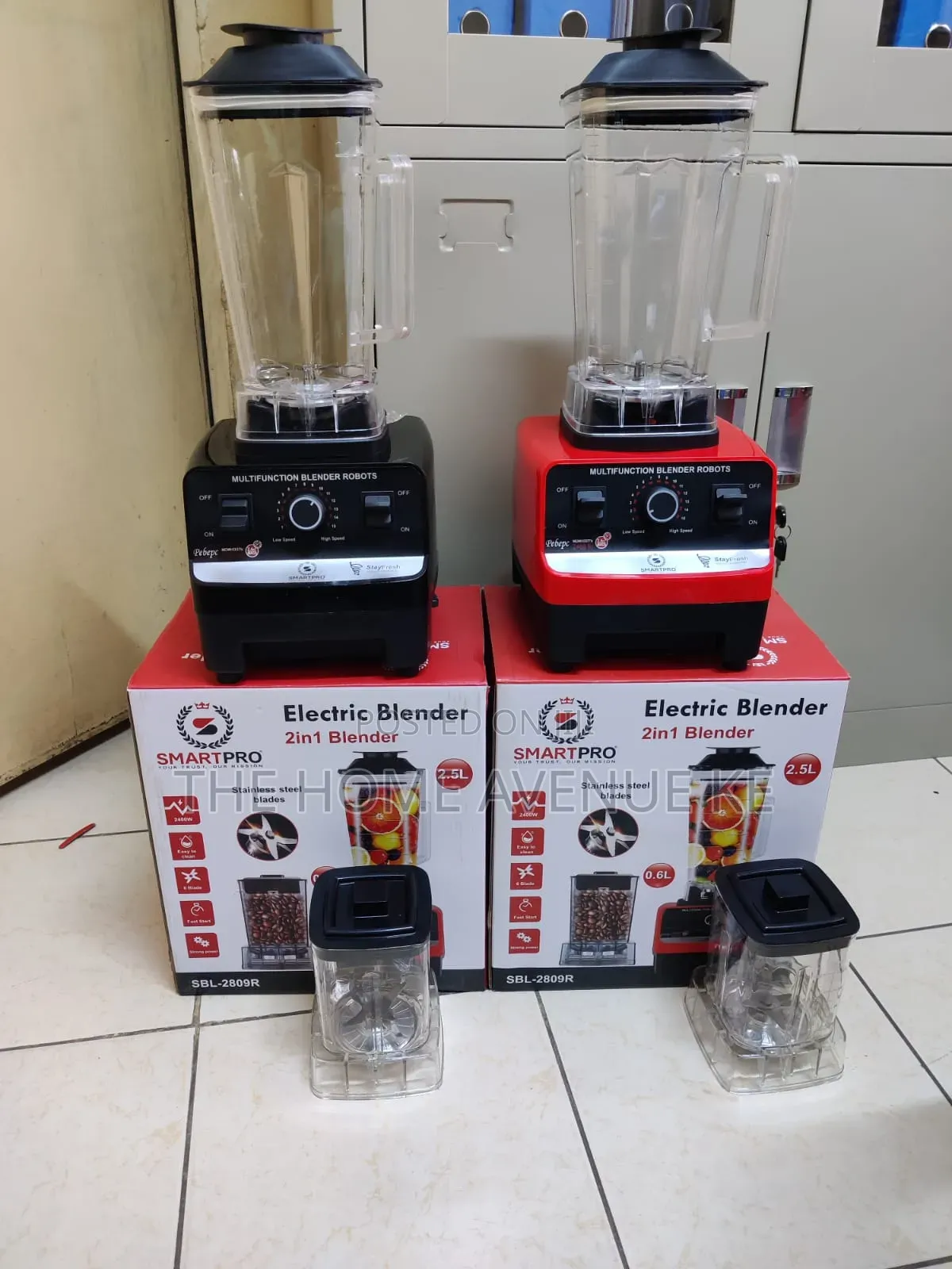 *Smartpro Commercial Blender 2in1 With 2.5L Jug