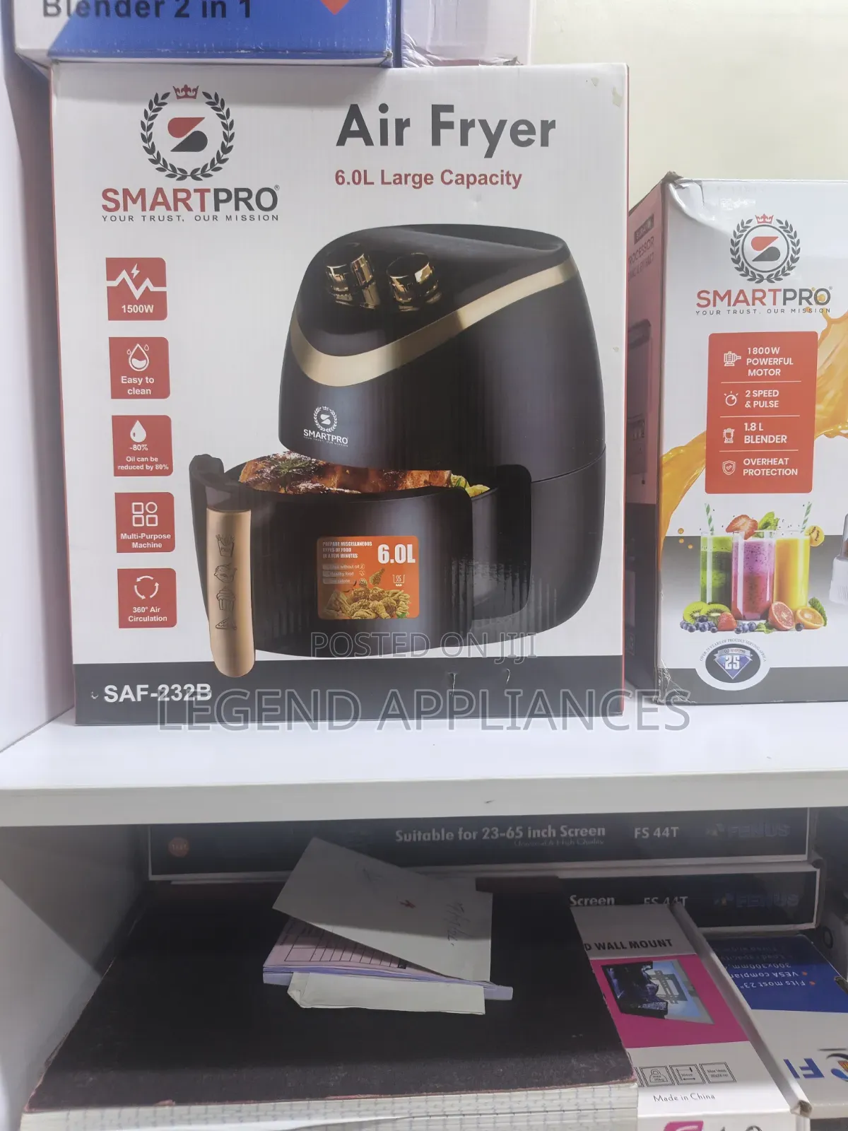 Smartpro Air Fryer 6.0l Large Capacity