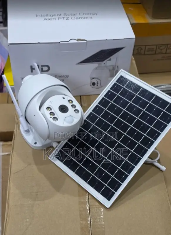 Wifi Single Lens Ubox Solar CCTV Camera 4mp Outdoor Camera