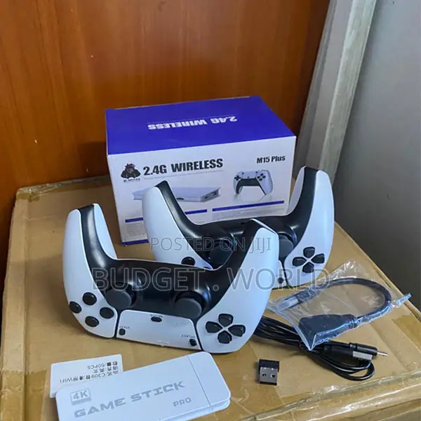Game Stick M15 Gaming Console Gamepad 2Wireless Controller