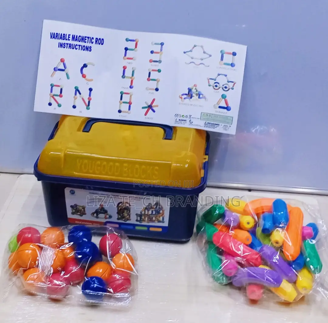 Educational Magnetic Bar With a Tin